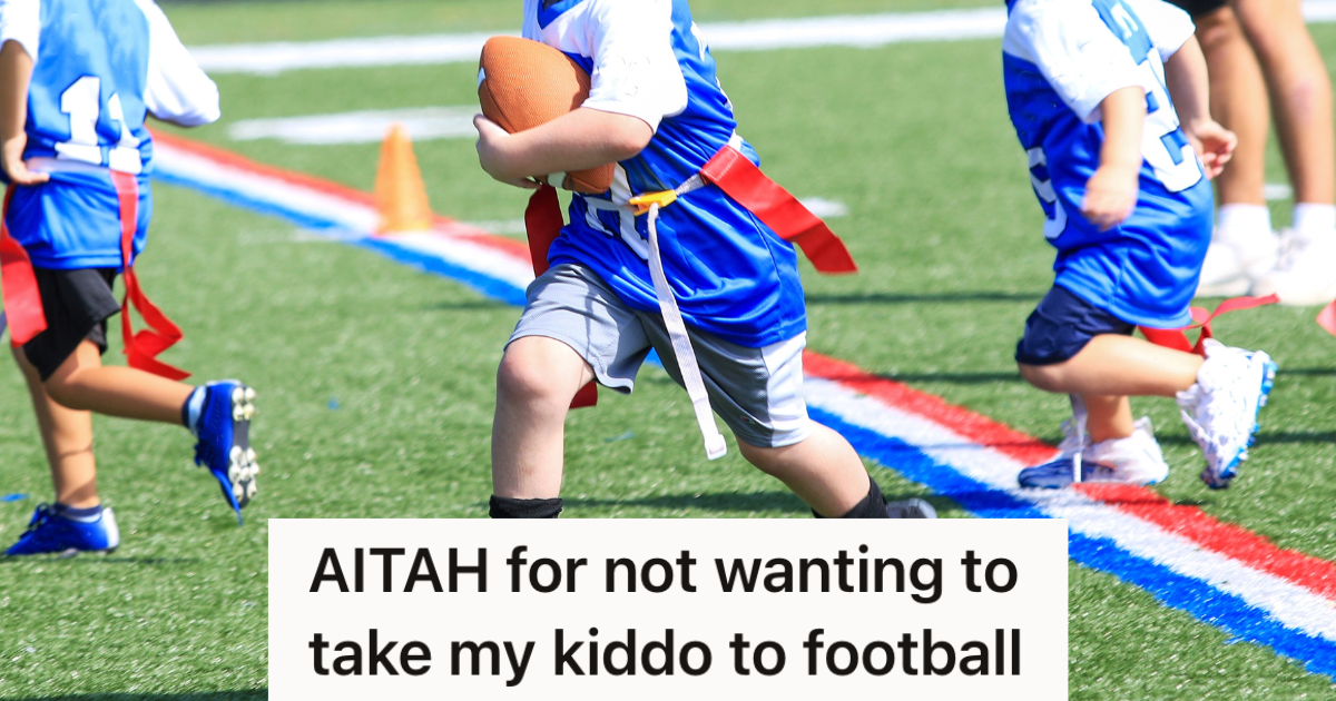 kids playing flag football