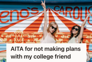 Woman Is Visiting Her Friend’s Hometown, But She’s Wondering If Choosing Not To Tell Her Friend She’s In Town Makes Her A Bad Friend