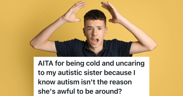 angry teenage boy with his hands over his head