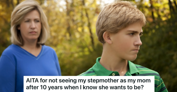 teenage boy and mom mad at each other