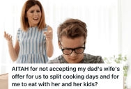 Teenage Boy Has An Agreement With His Dad Where He Can Be Pretty Independent, But His Stepmom Wants Them To Spend Time Together As A Family
