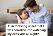 Dad Was Supposed To Pick Up His Son From His Ex’s House, But When He Got There, His Ex Told Him He Has To Babysit Her Other Kids Too