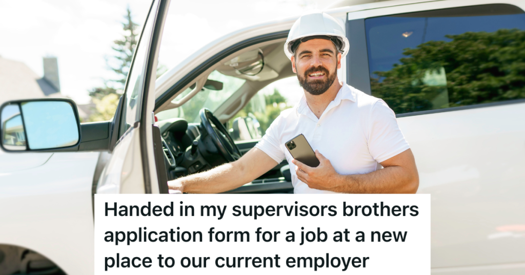 man in hardhat getting in pickup truck