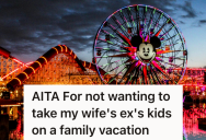 Dad Plans A Family Vacation To Disneyland, But His Wife Wants To Bring Her Ex’s Kids On The Trip