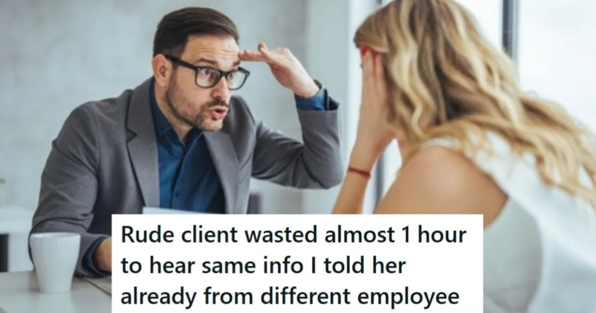 Frustrated banking customers