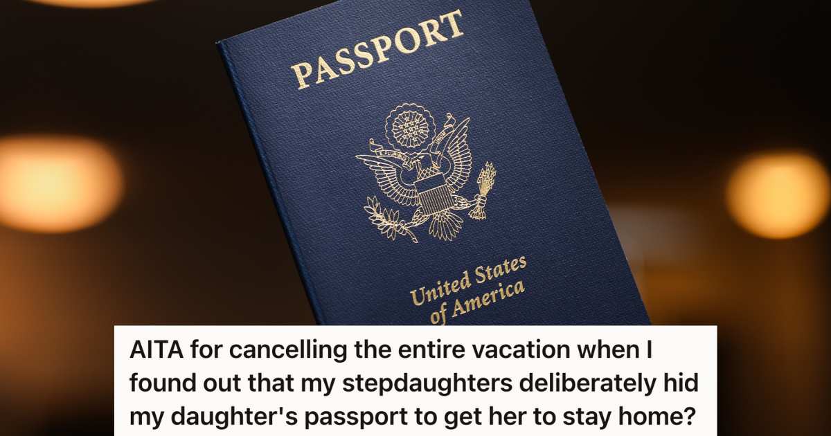 closeup of U.S. passport