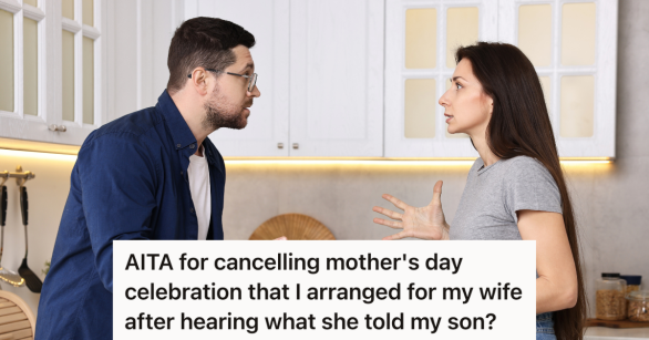 couple arguing in their kitchen