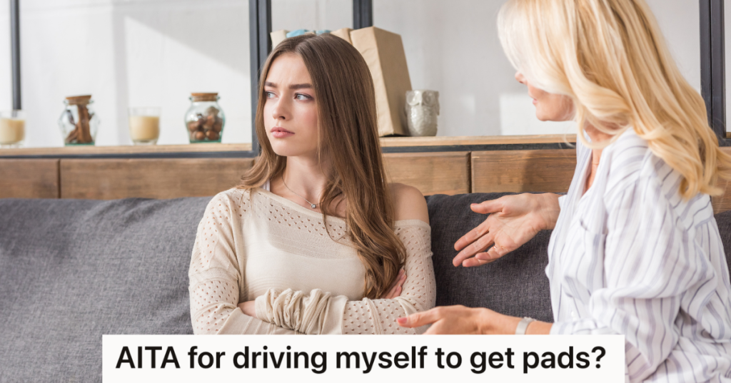 teenage girl and mother arguing