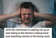 Man Is Annoyed That His Roommate Is Noisy In The Middle Of The Night, So He Asks Him To Go To His Bedroom