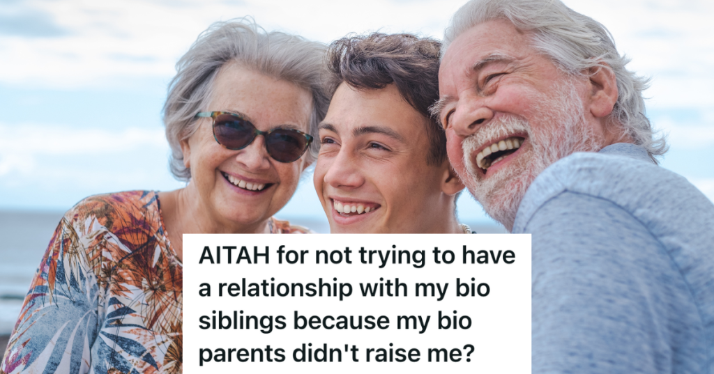 teenage boy with his grandparents