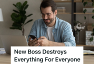 A Great Boss Quits And A New Boss Is Hired, So One Very Valuable Employee Quits And Refuses To Come Back