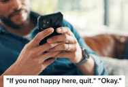 Hotel Maintenance Worker Is Annoyed By His Supervisor’s Text, So He Shows Up The Next Day With A Resignation Letter