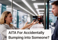 Woman’s Coworker Accidentally Bumps Into Her, But When He Tells Everyone She Bumped Into Him, She Tells Their Manager Her Side Of The Story