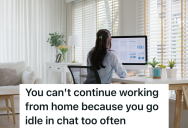 Woman Wants To Work From Home, So When She Finds Out Why She Was Told To Work In The Office, She Writes A Script That Makes It Look Like She’s Never Away From Her Computer