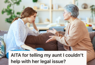 Law Student’s Aunt Asked Her For Legal Help, But Her Mom Thinks She Was Really Rude For Turning Her Down