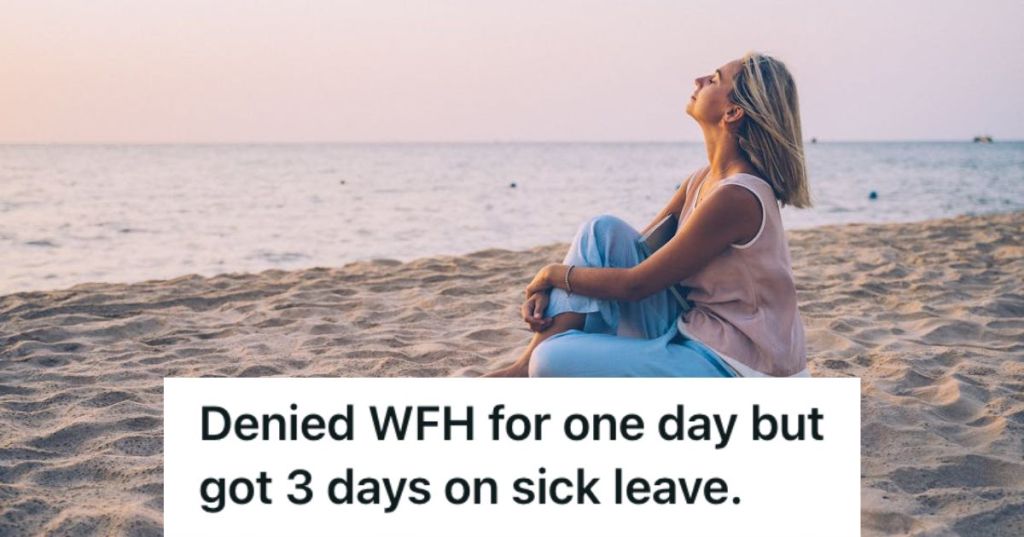 Woman sitting and relaxing on the beach
