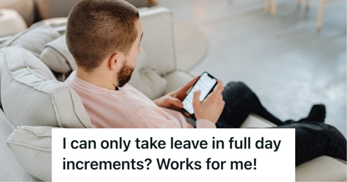 Man using his phone while sitting on the couch