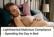 Woman Was Jokingly Asked By Her Wife To Be A More “Obedient” Partner, So She Decided To Stay In Bed All Day After Being Asked To Take The Day Off