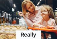 Woman Took Her Kids Grocery Shopping, But A Stranger Mistook Her For An Employee And Caused A Scene In The Middle Of The Store