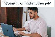 His Obnoxious Boss Threatened To Fire Him Over A Missed Shift And Demanded Him To Show Up, So This Young Man Did But Left Immediately