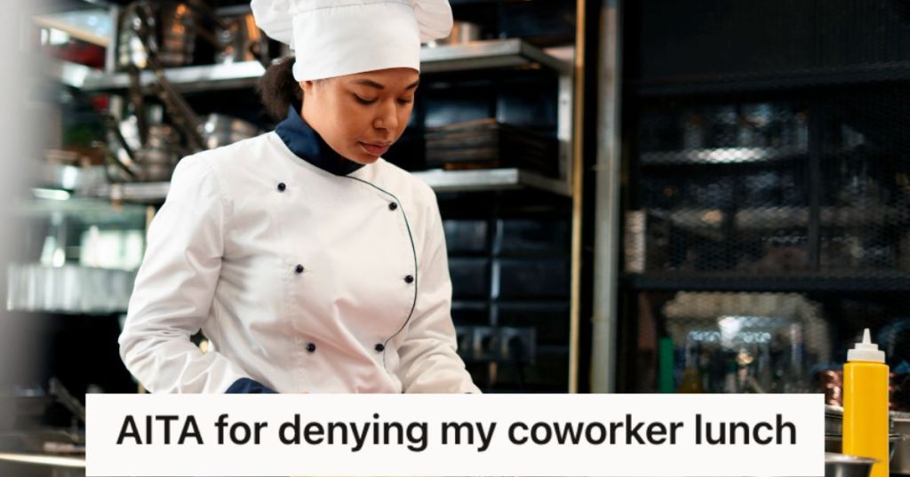 Female chef preparing food in the kitchen