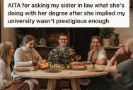 Woman Got Insulted About Her College Choice, So Asked Her Sister-In-Law How She Uses Her Degree, Knowing That She’s A Stay-At-Home Mom