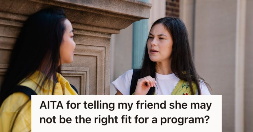 College students talking seriously to each other