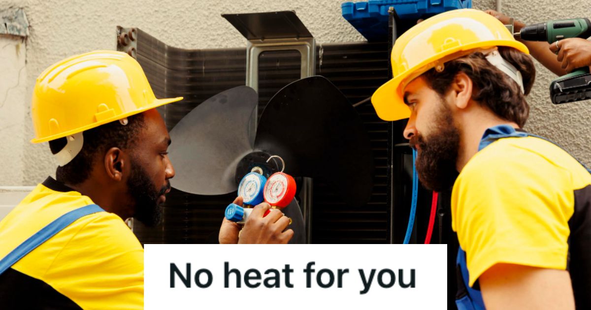 Maintenance guys checking on a HVAC system