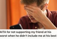 His College Best Friend Stopped Talking To Him Without Telling Him Why, But Then He Received A Message Asking For Help