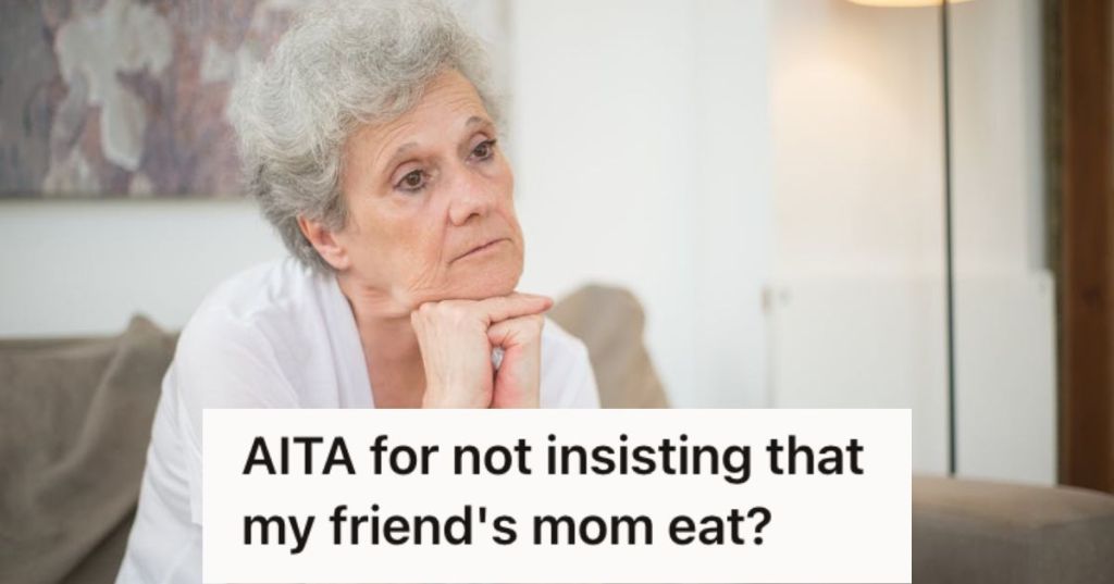 Old woman feeling sad