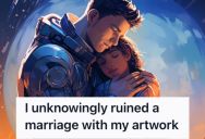 Artist Created A Cute MMO Couple For An Old Commission And Posted It Online, But She Never Expected It To Resurface In A Cheating Scandal Six Years Later