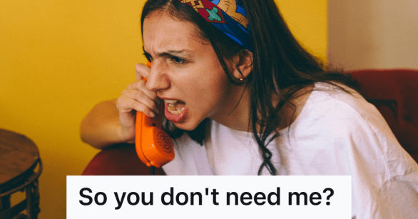 angry woman talking on the phone