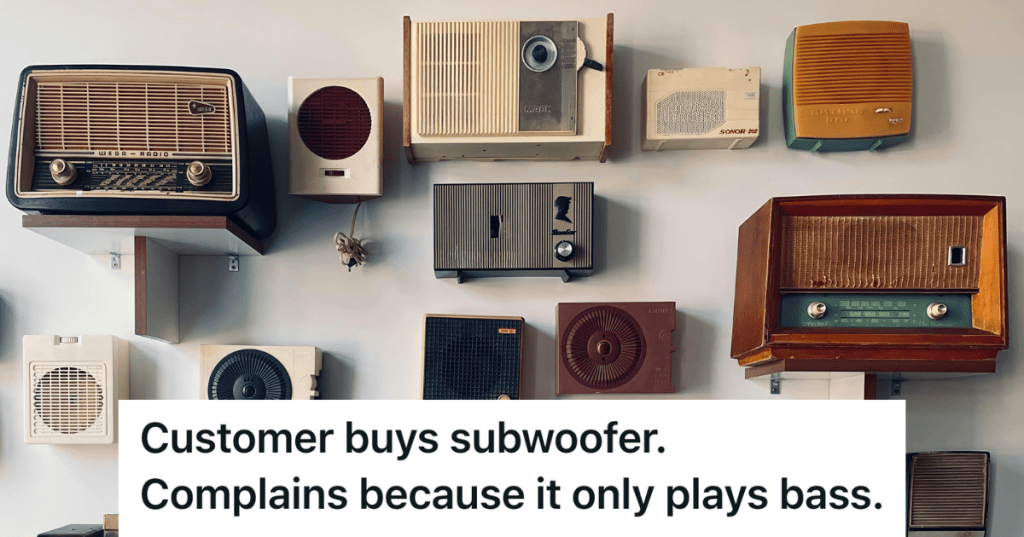 wall of speakers displayed on the wall