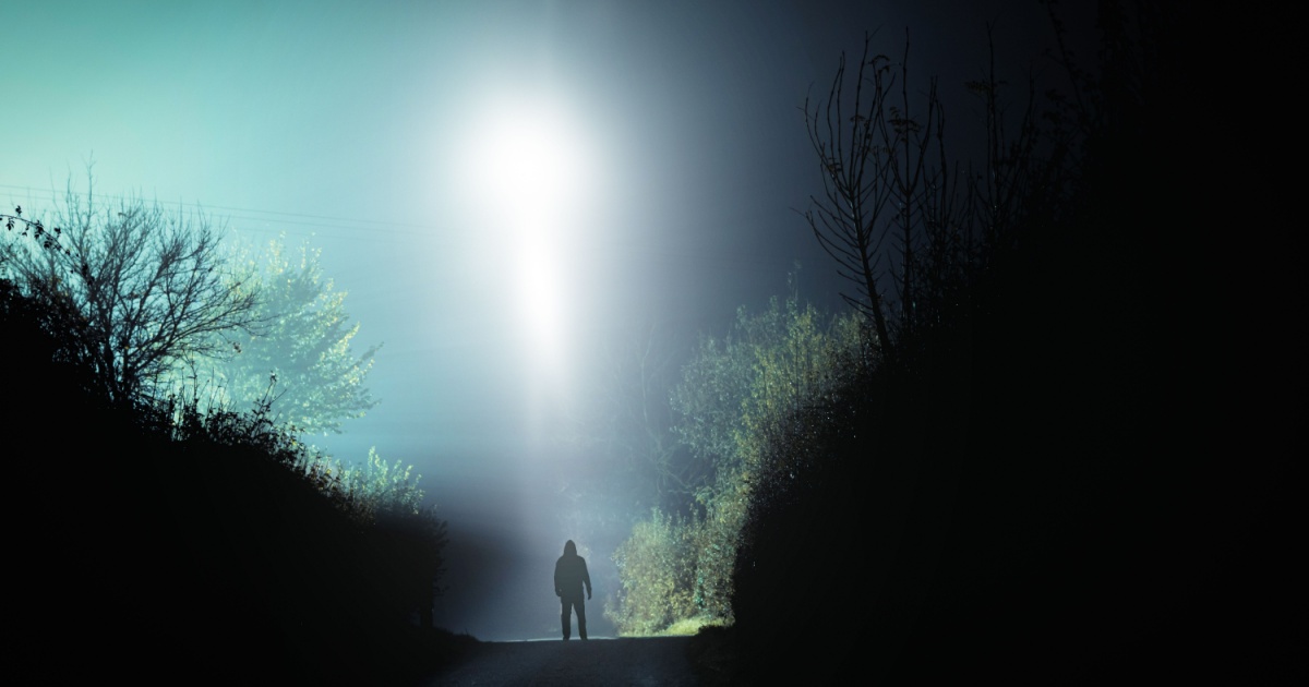 Strange light in the sky