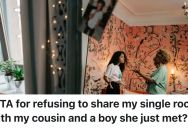 Woman Opens Her Home To Her Visiting Cousin, But When She Wants To Share The Space With A New Male Friend, So She Says No