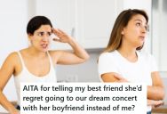 Her Friend Went To An Event With Her Boyfriend Instead Of Her, But Then They Broke Up And She Regrets It, So She Basically Said “I Told You So”