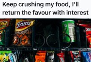 His Coworker Always Jokingly Crushes His Chocolate Bar, So This Fed-Up Man Got Back At Him By Filling His Jacket Pockets With Crushed Chips