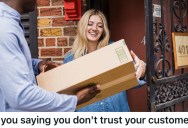 Woman Had Missed A Delivery And Had To Collect Her Parcel From A Store, But Not Before She’d Harassed The Employee About The Rules First