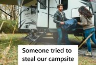 Woman Books The Same Large Campsite Every Year With Family And Friends, But When They Arrived Another Family Refused To Move