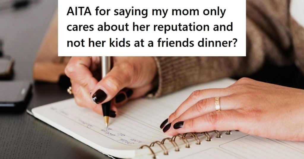 Woman writing on notebook