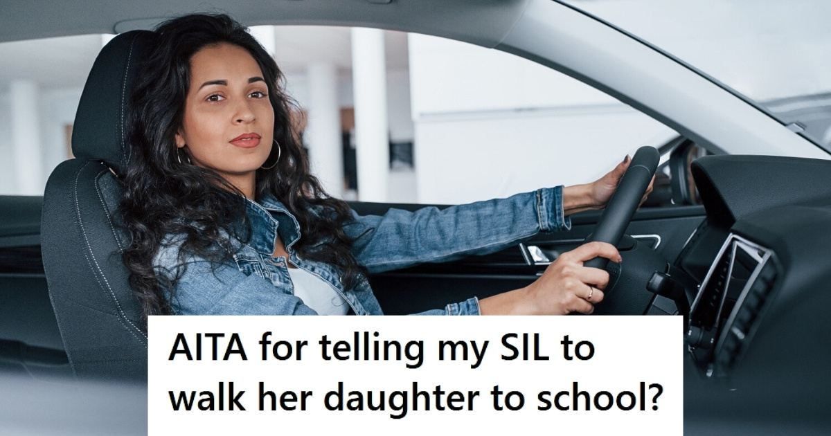 Woman driving serious