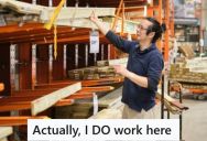 He Was At Work But Out Of Uniform, And A Customer Walked Up To Him And Tried To Sell Him Some Fraudulent Gift Cards, And When He Revealed That He Was An Employee And The Guy Ran