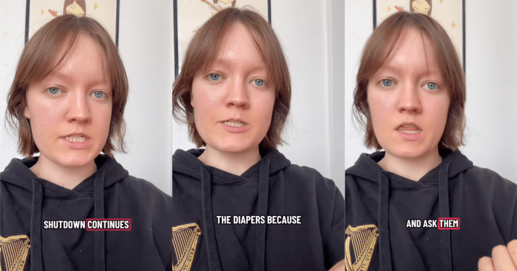 woman talking to tiktokkers