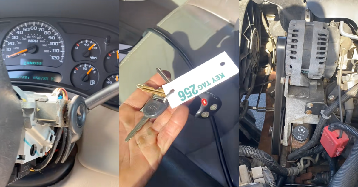 man holding car keys