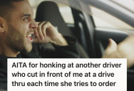 Driver Watched A Mercedes Cut The Starbucks Line, So He Turned The Drive-Thru Into A Petty Honking Showdown