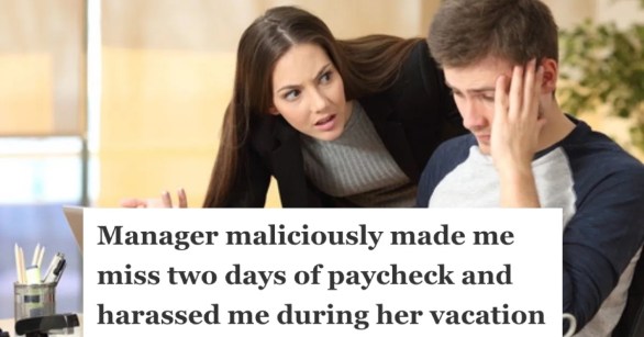 Angry woman boss yelling