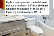 Woman’s Hubby Ignored A Basic Bathroom Rule, So She Put Her Foot Down And He Ended Up Sleeping On The Couch