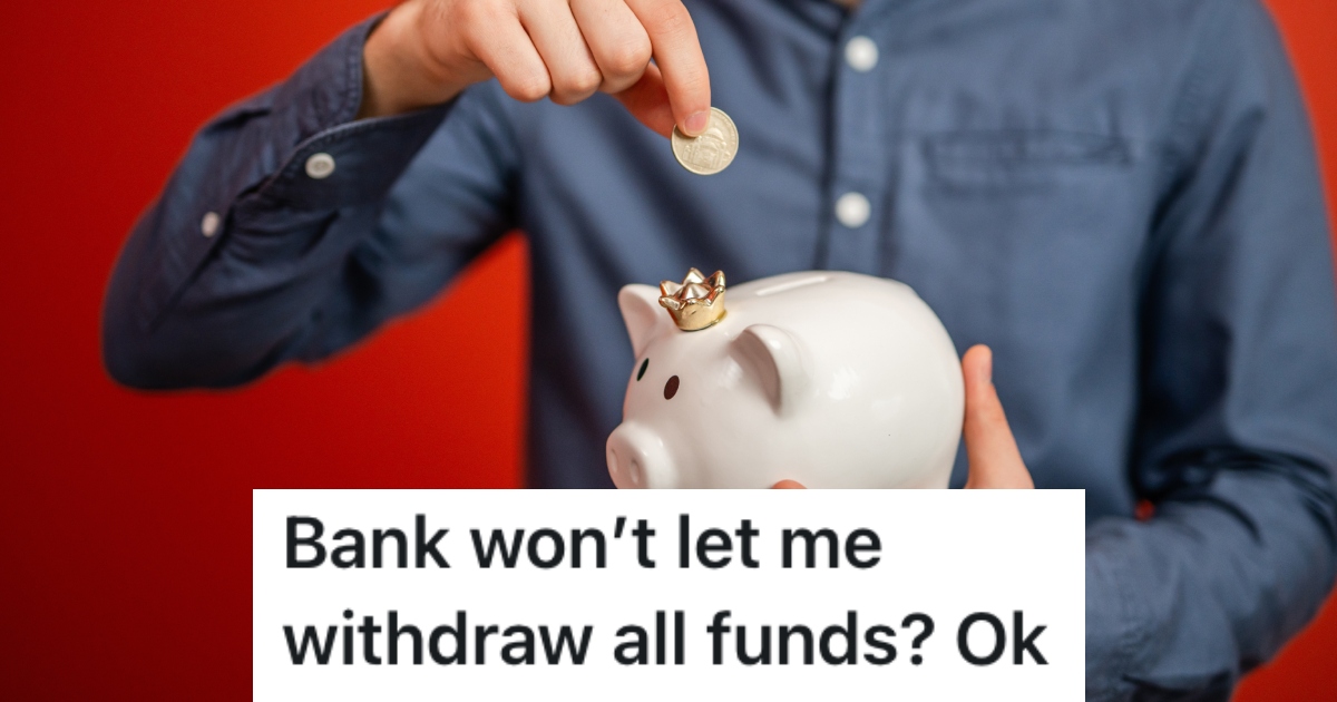 man putting coin in piggy bank