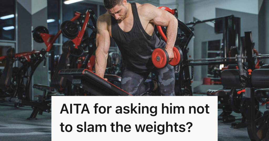 buff guy working out at the gym