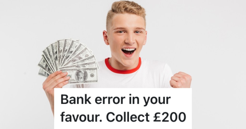 man holding wad of cash